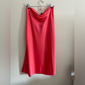 J. Crew Pink Midi Skirt